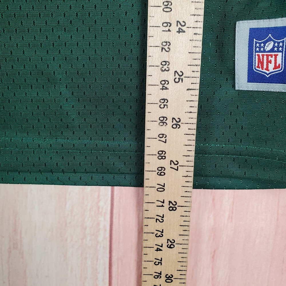 NFL Pro Line New York Jets Womens Jersey Sz Large Green Polyester V-Neck - Picture 5 of 11